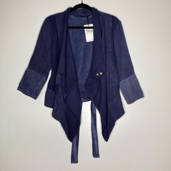 New Angels Never Die Lagenlook Grunge Button Detail Cardigan Women's Size Small - Picture 1 of 6